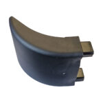 Abschlussprofil gebogen 100 mm, schwarz