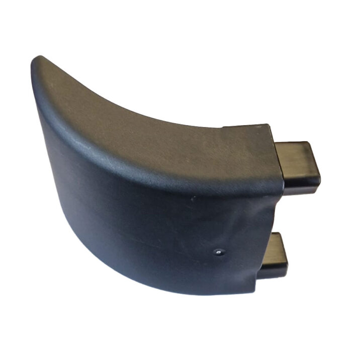 Abschlussprofil gebogen 100 mm, schwarz – Bild 1