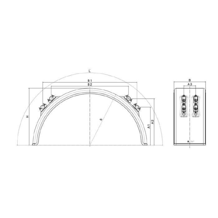 Kunststoff-Kotflügel H-PE 65.1100.18-IKK SG – Bild 2