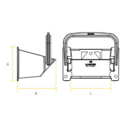 Hemmschuh Halter DOUBLE G36, Kunststoff – Bild 3