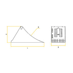 Hemmschuh CROWNY G36, Kunststoff - gelb – Bild 4