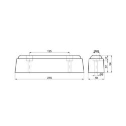 Rammpuffer 215mm x 50mm x 54mm – Bild 2